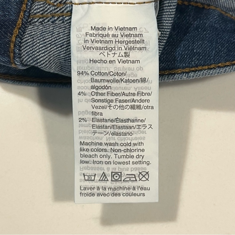 Madewell High Rise Skinny Button Fly Jeans 28 - Picture 10 of 10